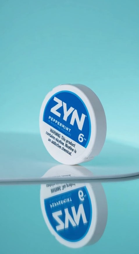 ZYN Nicotine Pouches 6 mg | Peppermint | 1 Can (15 Pouches)